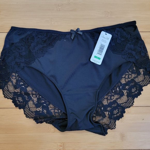 Rene Rofe Lingerie Women's Panty 3-pack Size L Lace Edge - Picture 5 of 10